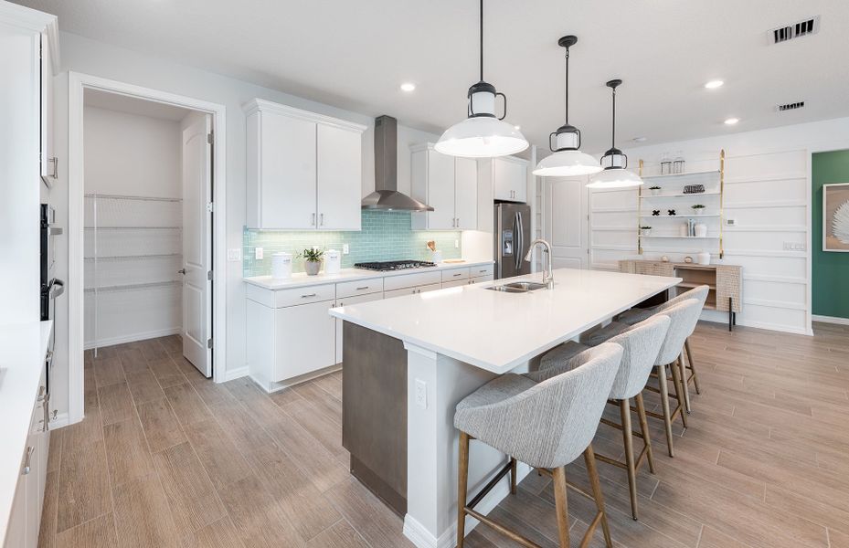 Kitchen and spacious pantry Kitchen and spacious pantry