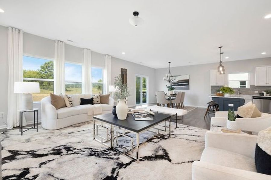 Representative furnished interior of a home built from the Liam by True Homes in Swaim Meadows, Winston-Salem (Image 6).