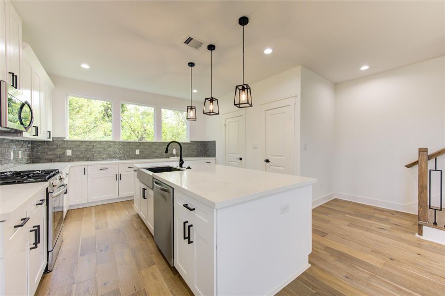 Furnished interior view inside a new home in , Houston (Image 3).