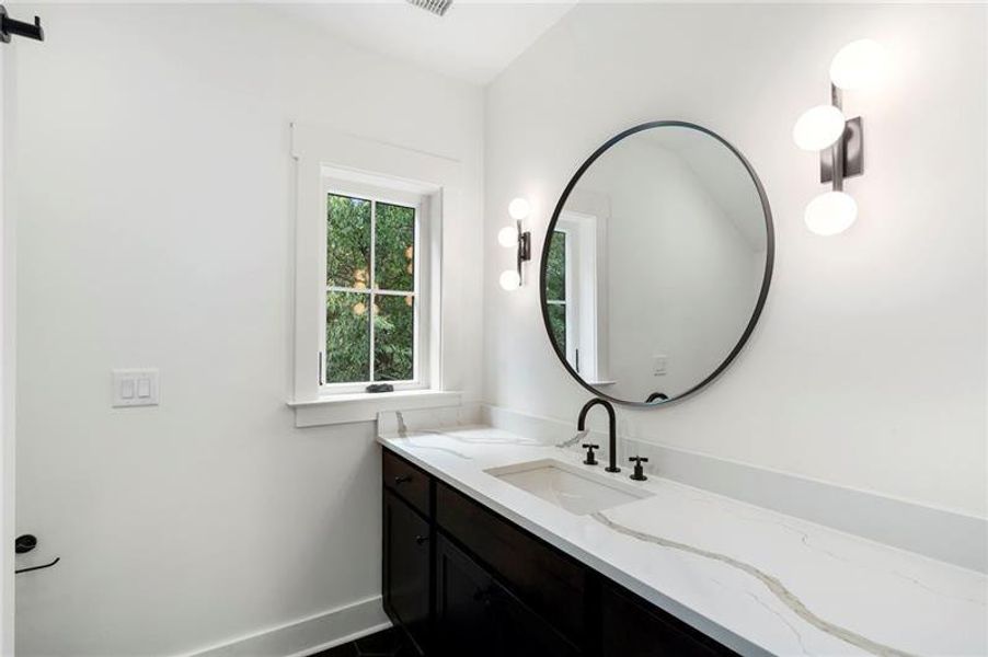 Furnished interior view inside a new home in , Atlanta (Image 46).