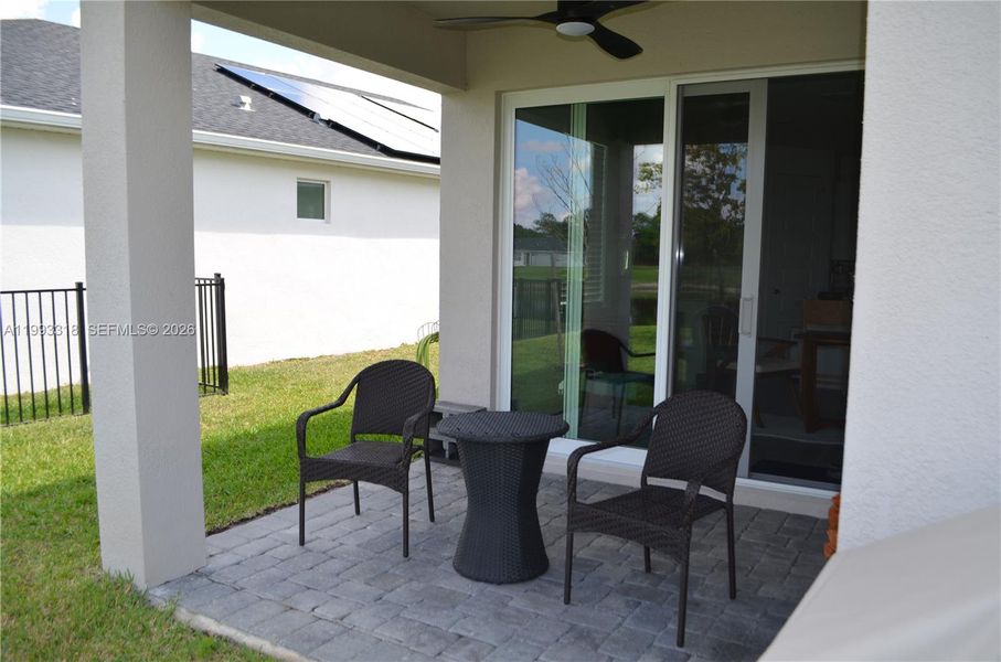Exterior details and patio area of a home in , Port St. Lucie (Image 25).