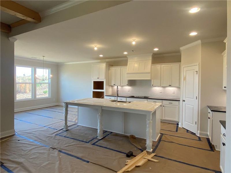 In-progress construction of a new home in , Jefferson, GA (Image 35).