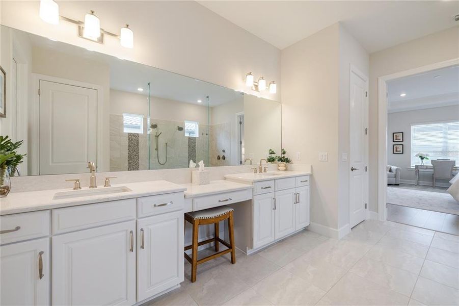 Furnished interior view inside a new home in , Fort Myers (Image 52).