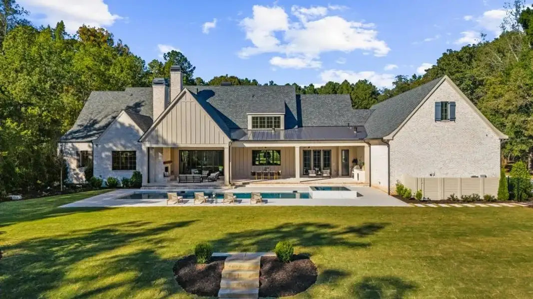 Exterior details and patio area of a home in , Milton (Image 3).