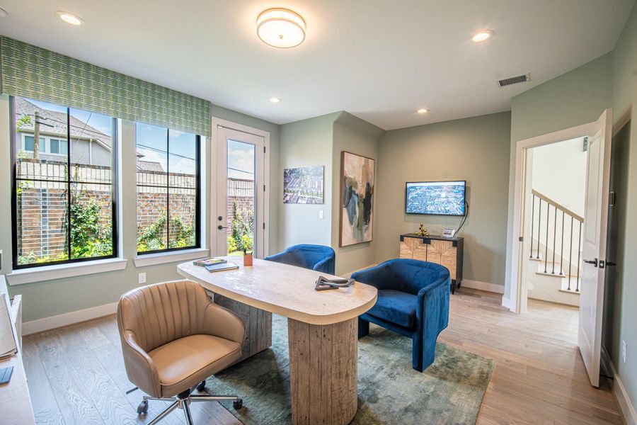 Furnished interior view inside a new home in Spring Valley Creek, Houston (Image 8).