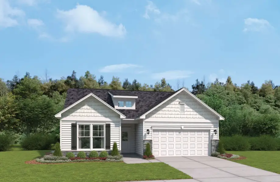 Representative exterior photo of a completed home built from the The Everest by Stanley Martin Homes in Bell Meadows, Winnabow, NC (Image 35).