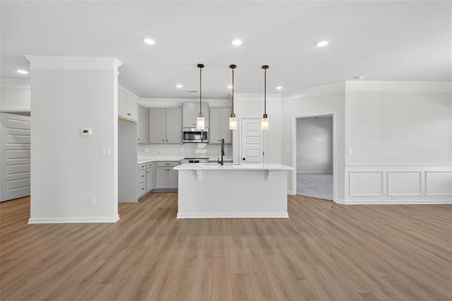 Furnished interior view inside a new home in Allen Manor, Hoschton (Image 14).