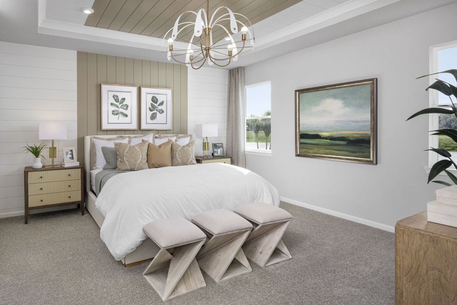 Representative furnished interior of a home built from the Glades by Mattamy Homes in Pasadena Ridge, Zephyrhills (Image 9).