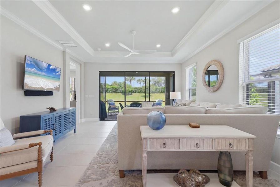 Furnished interior view inside a new home in , Sarasota (Image 5). Furnished interior view inside a new home in , Sarasota (Image 5).