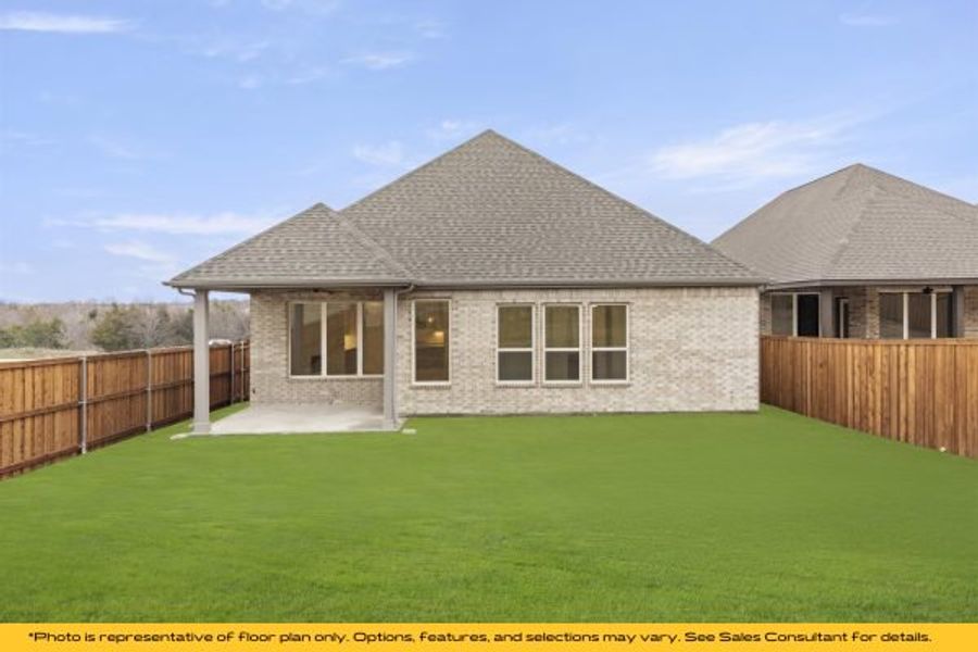 Representative exterior details of a home built from the The Catalina by Stonefield Homes in The Highlands, Rockwall (Image 53).