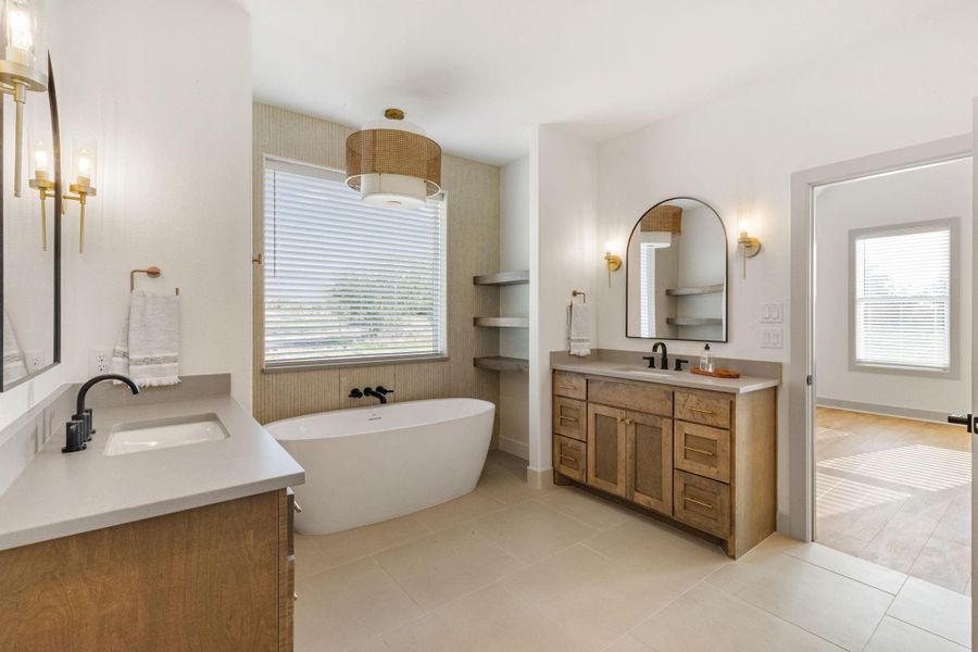 Furnished interior view inside a new home in , Bryan (Image 30).