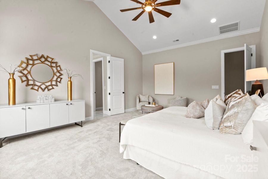 Furnished interior view inside a new home in , Charlotte (Image 28). Furnished interior view inside a new home in , Charlotte (Image 28).