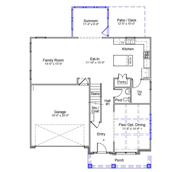 2D floor plan layout of this home in Fieldstone, Lexington, NC (Image 5). 2D floor plan layout of this home in Fieldstone, Lexington, NC (Image 5).