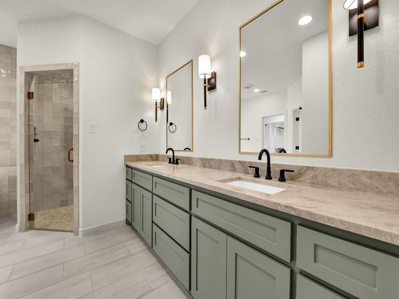 Furnished interior view inside a new home in , Weatherford (Image 19).