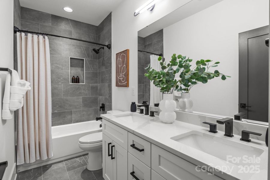 Furnished interior view inside a new home in , Charlotte (Image 38).