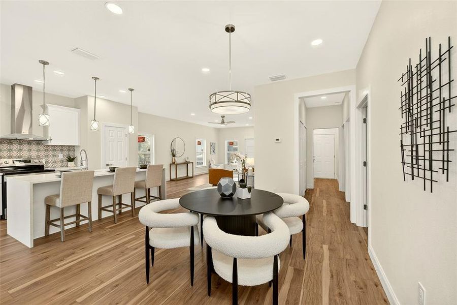Furnished interior view inside a new home in , St. Petersburg (Image 19).