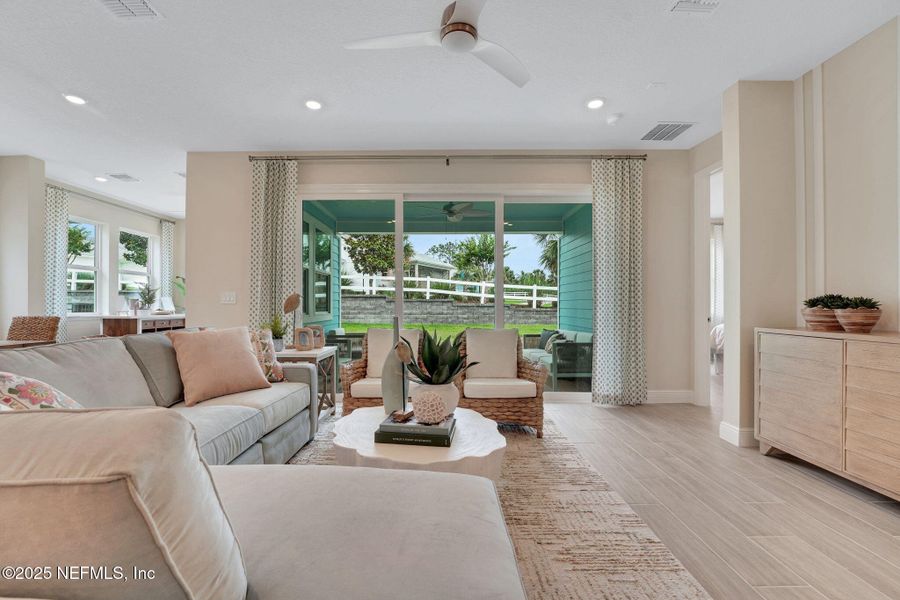 Furnished interior view inside a new home in Amberly, Green Cove Springs (Image 18).