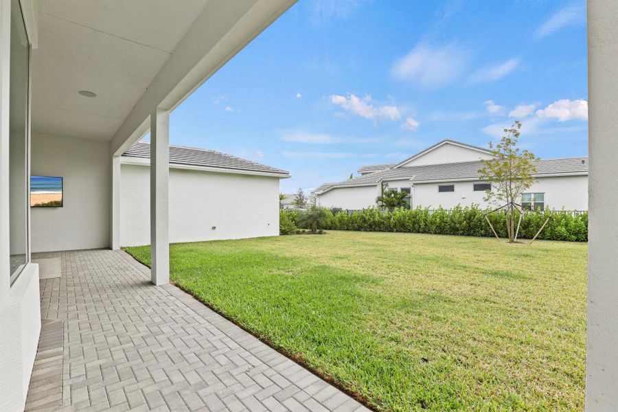 Exterior details and patio area of a home in , Westlake (Image 30).