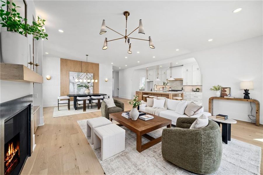 Furnished interior view inside a new home in Echo at Crabapple, Milton (Image 16).