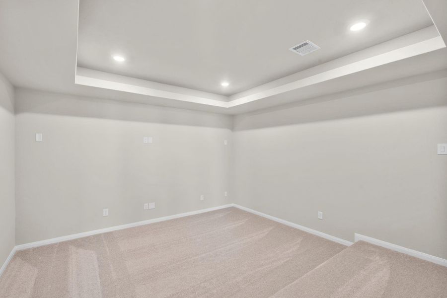 Spacious, unfurnished interior of a new home in Bridgeland, Cypress (Image 29).