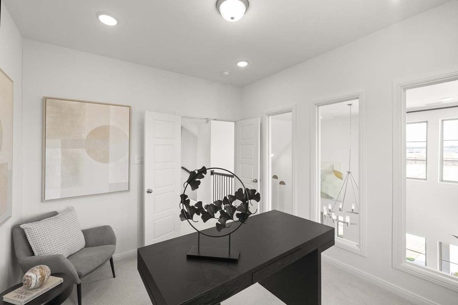 Furnished interior view inside a new home in Elevon, Lavon (Image 18). Furnished interior view inside a new home in Elevon, Lavon (Image 18).
