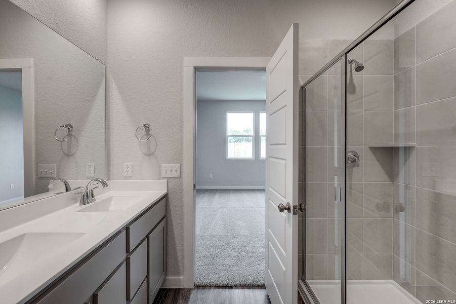 Furnished interior view inside a new home in Park Place, New Braunfels (Image 6).