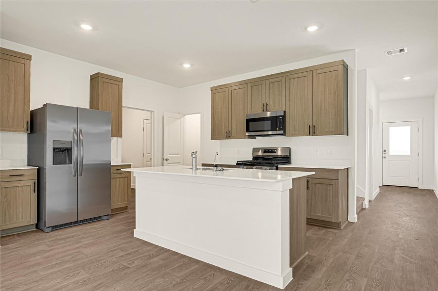Furnished interior view inside a new home in Emberly, Beasley (Image 12).