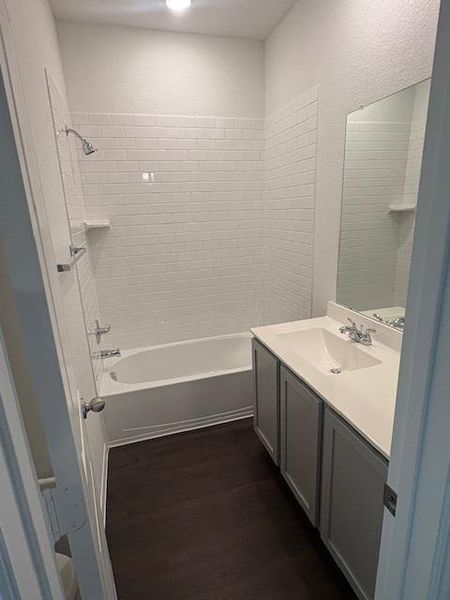 Furnished interior view inside a new home in Brooklands, Hutto (Image 3). Furnished interior view inside a new home in Brooklands, Hutto (Image 3).