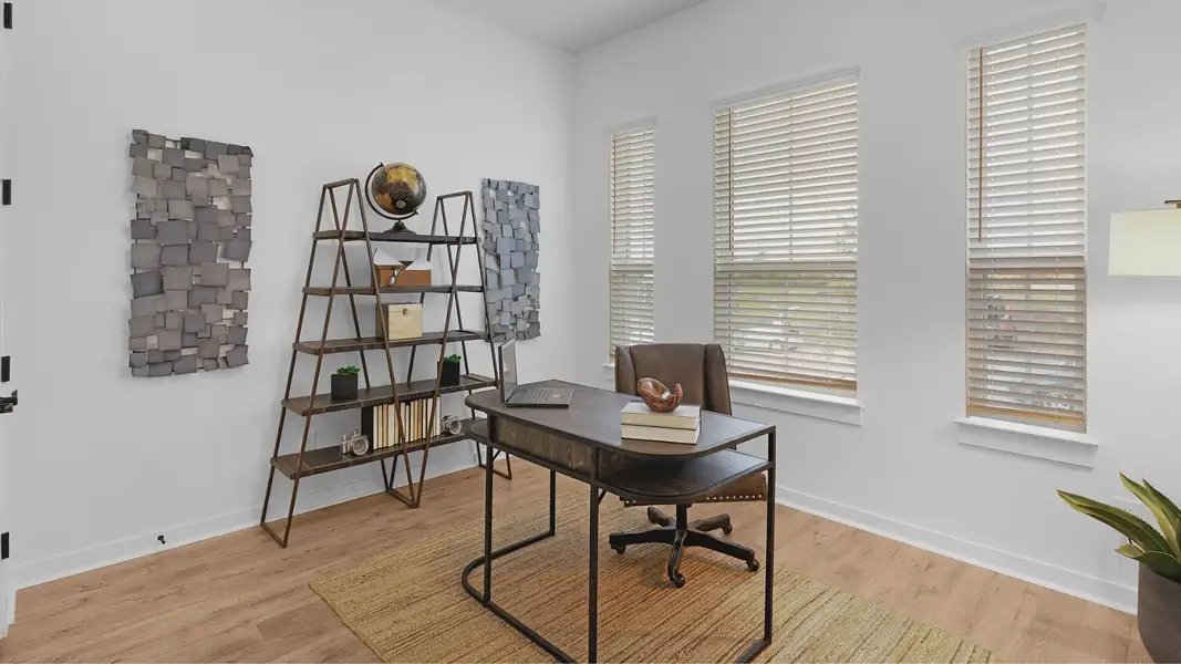 Furnished interior view inside a new home in The Grove at Blackhawk, Pflugerville (Image 6).