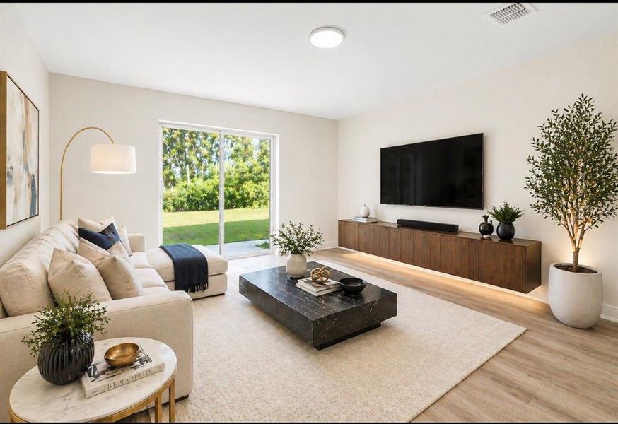 Furnished interior view inside a new home in , Deland (Image 10).