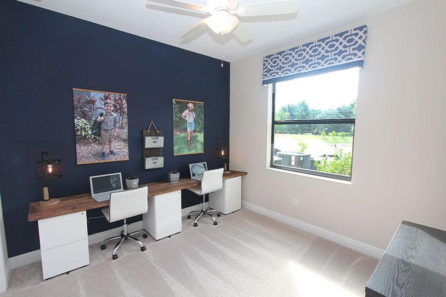 Representative furnished interior of a home built from the Sweetwater 3-Car by William Ryan Homes in Pinecone Reserve, Brooksville (Image 7).
