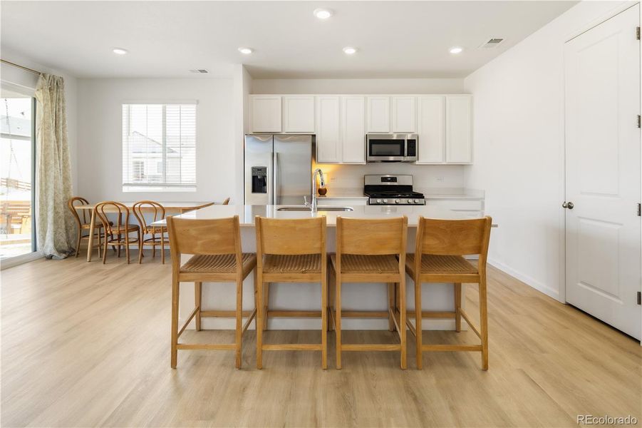 Furnished interior view inside a new home in Creekside Village, Thornton (Image 11). Furnished interior view inside a new home in Creekside Village, Thornton (Image 11).