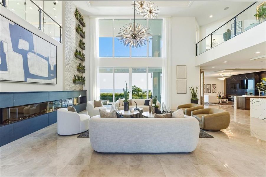 Furnished interior view inside a new home in Legends Bay, Bradenton (Image 71).