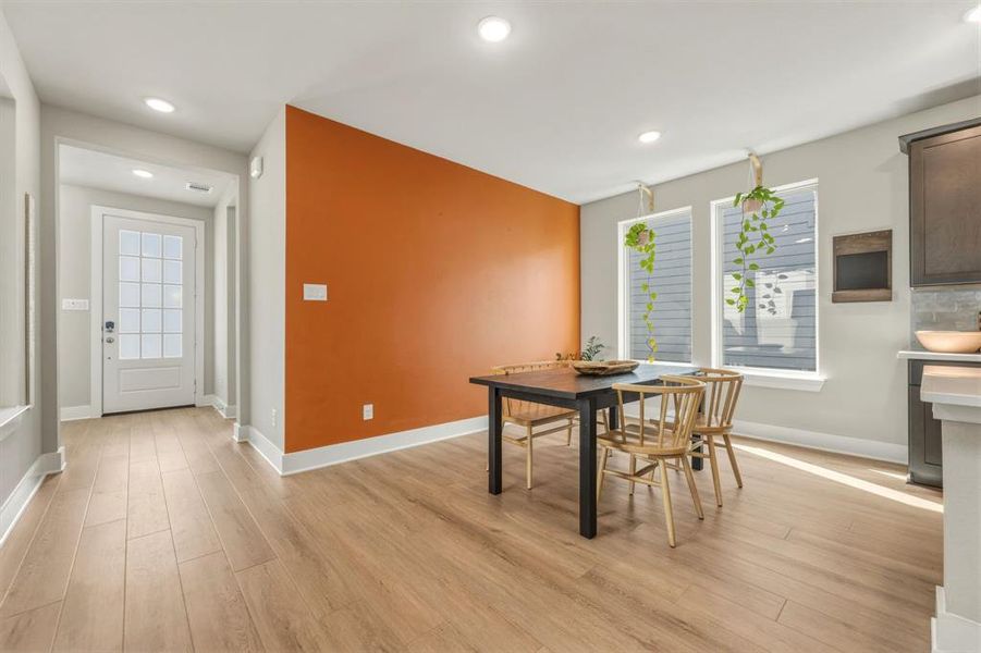 Furnished interior view inside a new home in , McKinney (Image 27). Furnished interior view inside a new home in , McKinney (Image 27).