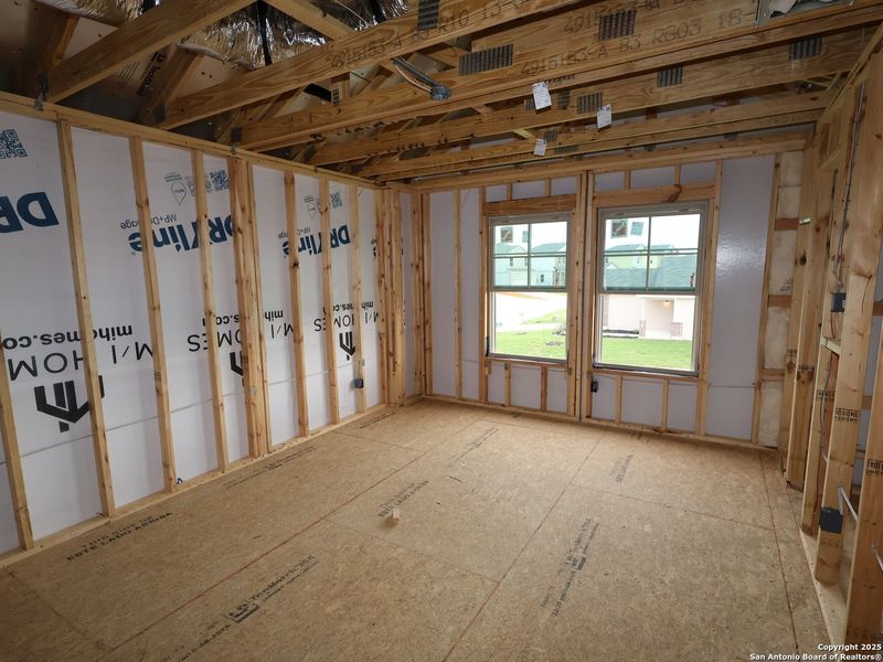 In-progress construction of a new home in Winding Brook, San Antonio, TX (Image 27).