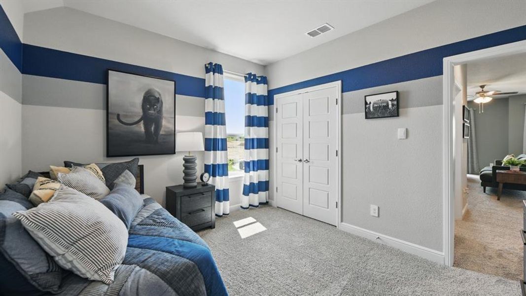 Furnished interior view inside a new home in Eagle Creek, Denton (Image 27).