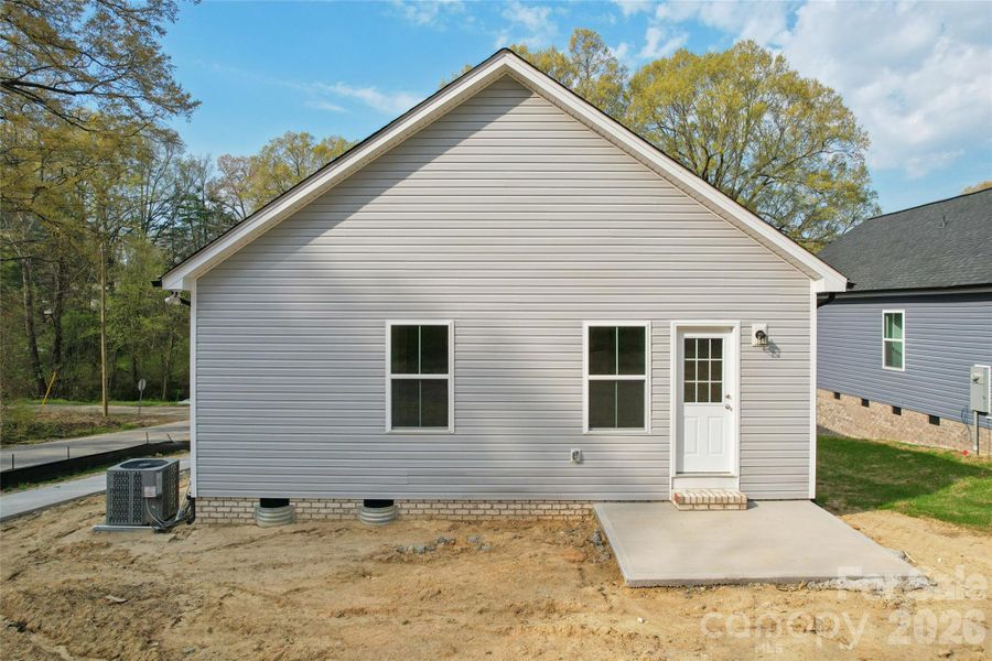 Exterior details and patio area of a home in , Spencer (Image 18). Exterior details and patio area of a home in , Spencer (Image 18).