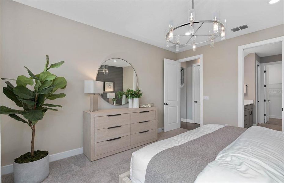 Furnished interior view inside a new home in Sunrise Estates, West Melbourne (Image 16).