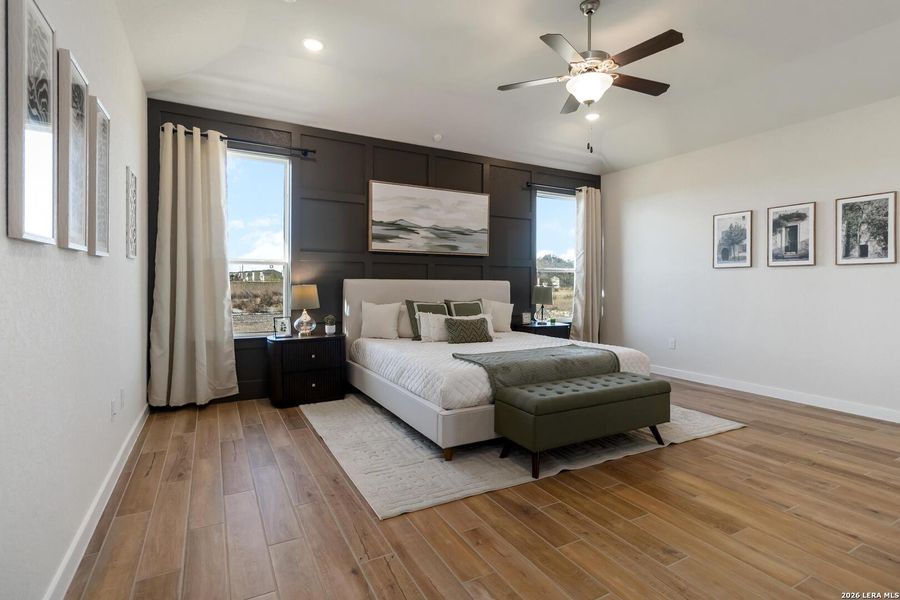Furnished interior view inside a new home in Alamo Estates, San Antonio (Image 33).