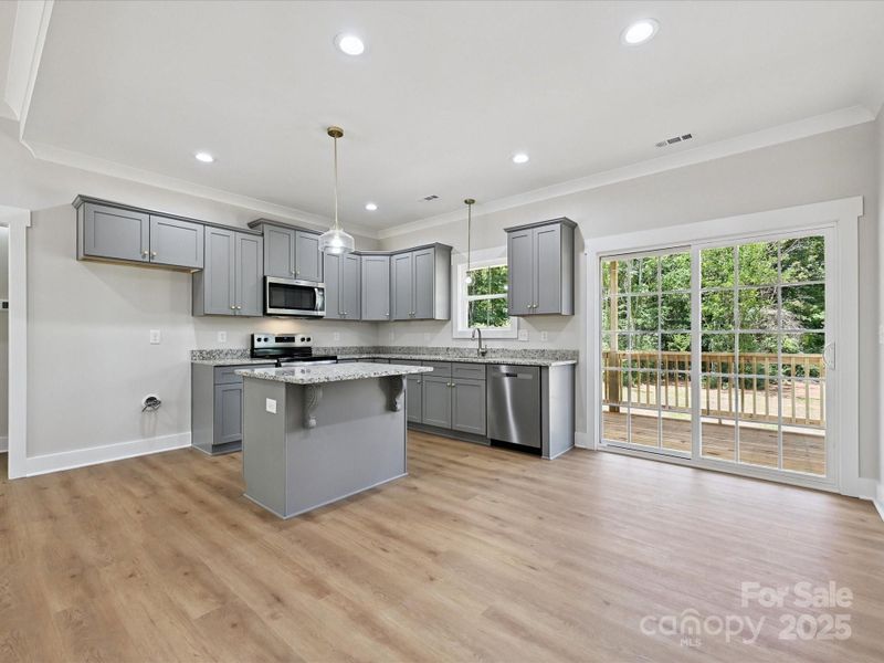 Furnished interior view inside a new home in , York (Image 8).