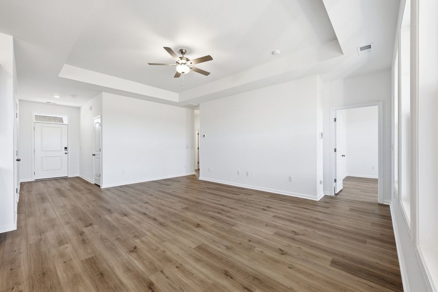 Representative unfurnished interior of a home built from the Driftwood II by Great Southern Homes in Ashrei, Gaston (Image 40).