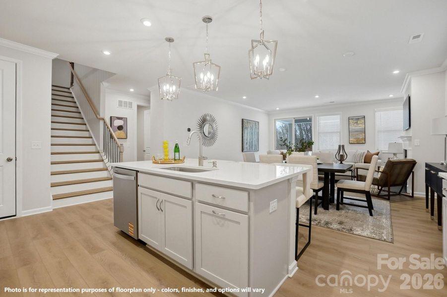 Photo is for representation purposes of floorplan only - colors, finishes, and options will vary