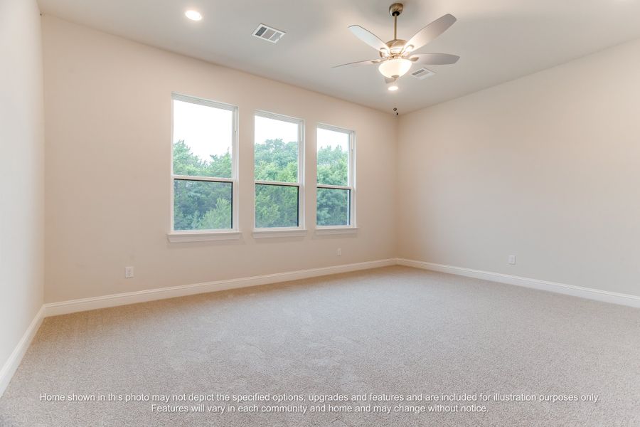 Spacious, unfurnished interior of a new home in Valor Estates, Temple (Image 8). Spacious, unfurnished interior of a new home in Valor Estates, Temple (Image 8).