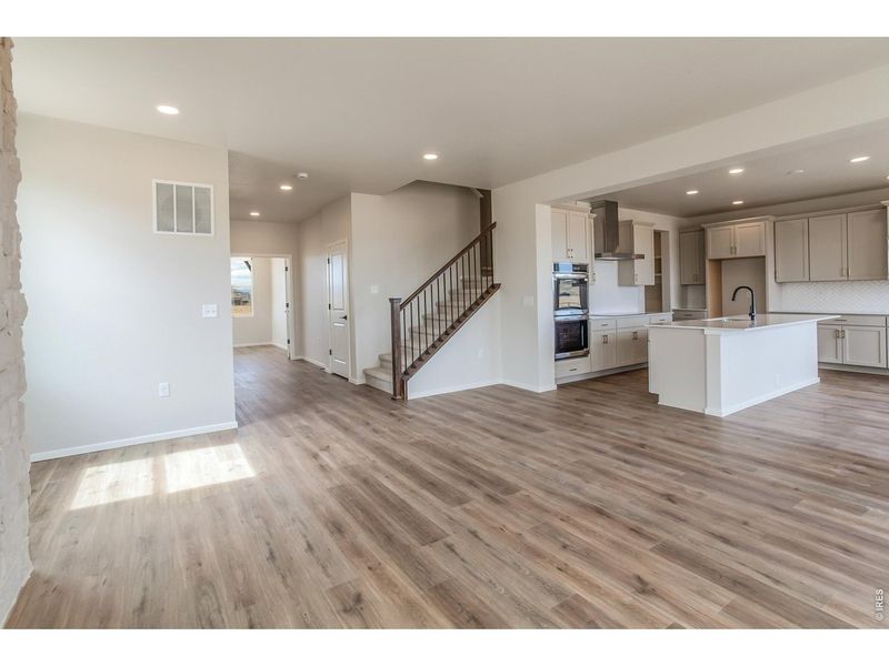 Spacious, unfurnished interior of a new home in Prairie Song Story Collection - Single Family Homes, Windsor (Image 30).