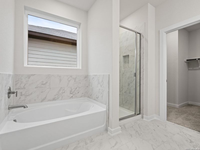 Furnished interior view inside a new home in Morgan Meadows, San Antonio (Image 9).
