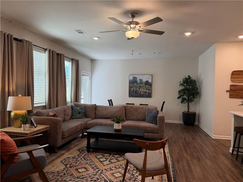 Furnished interior view inside a new home in Villages at Cedar Hill, Dallas (Image 14).