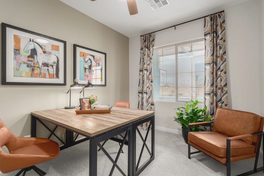 Furnished interior view inside a new home in Avanti at Granite Vista, Waddell (Image 19).
