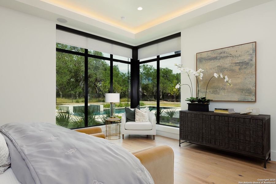 Furnished interior view inside a new home in , Boerne (Image 30).