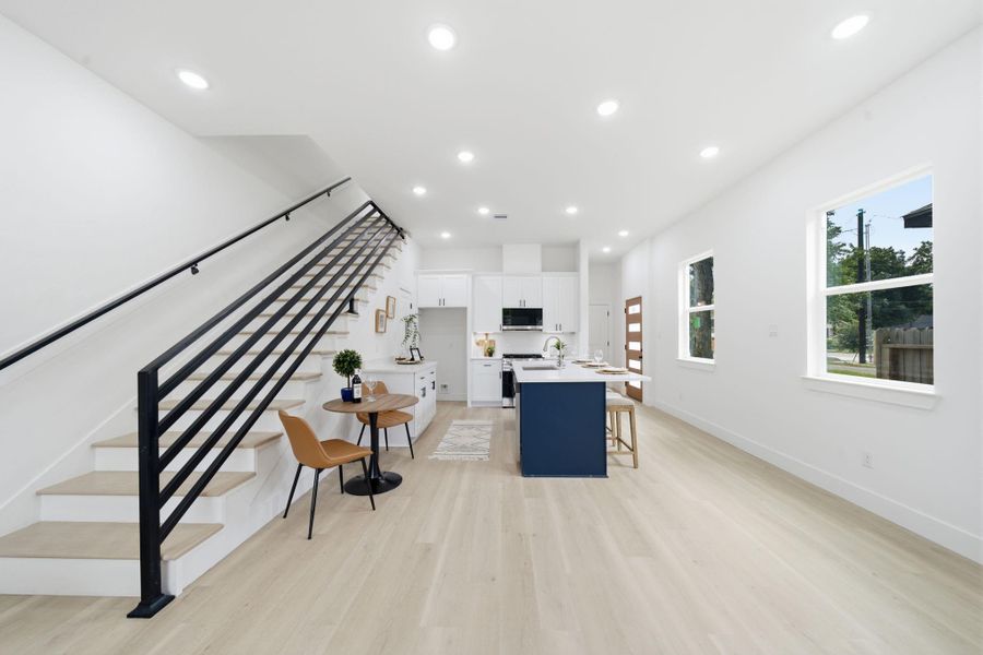 Furnished interior view inside a new home in , Houston (Image 13).