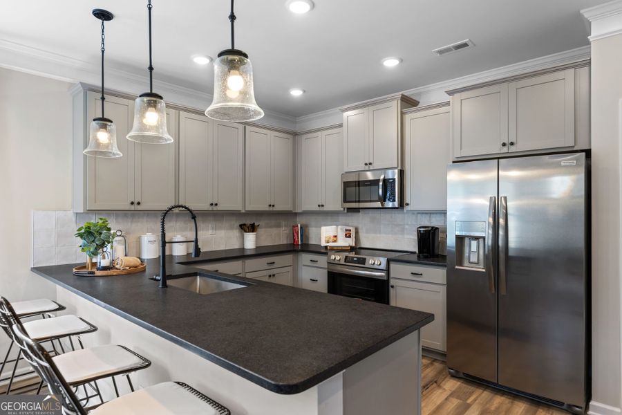 Furnished interior view inside a new home in Stonebridge North, Macon (Image 6).